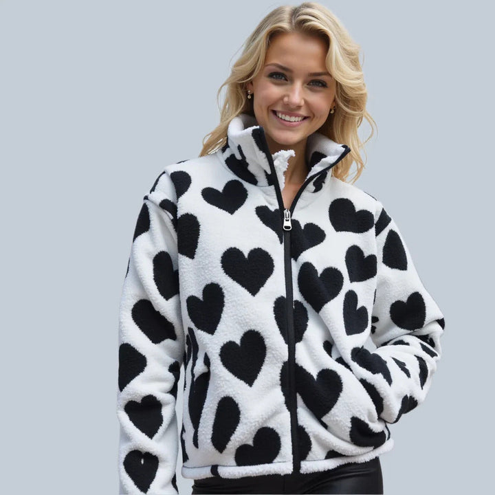 Rhea | Reversible Heart Jacket