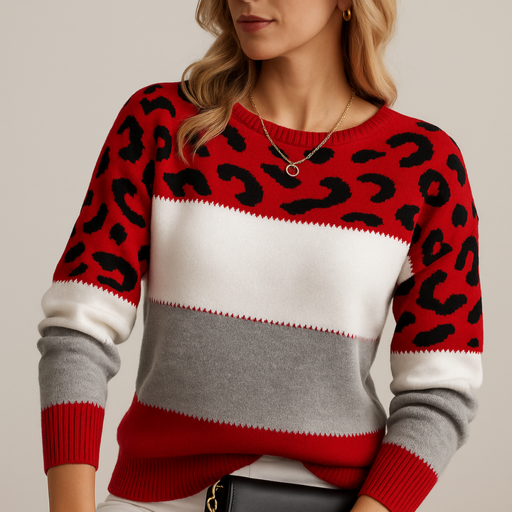 Chloe | Pull Léopard Chic