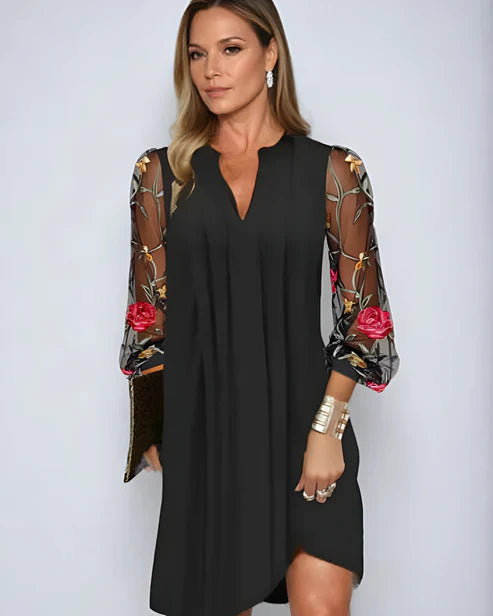 ROSA I Midnight Bloom Dress