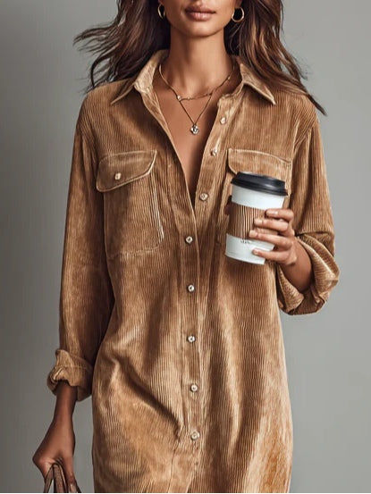 Ava I Classic Shirt Dress
