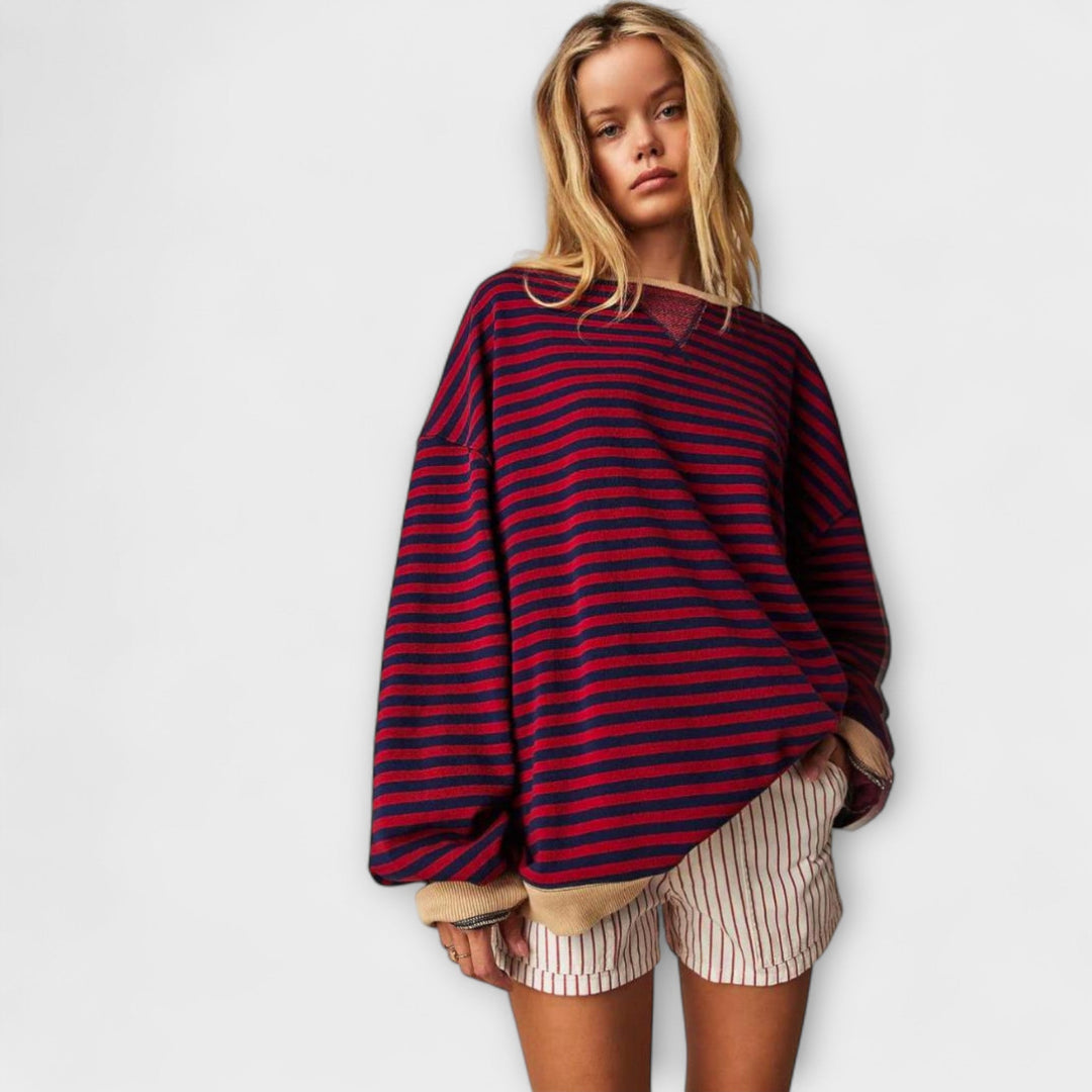 Lottie | Striped oversized jumper