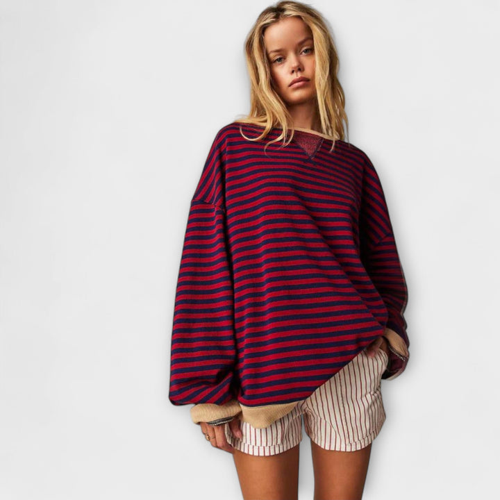 Lottie | Striped oversized jumper