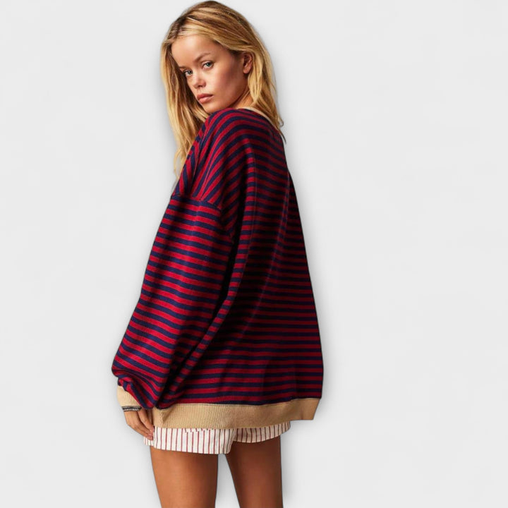 Lottie | Striped oversized jumper