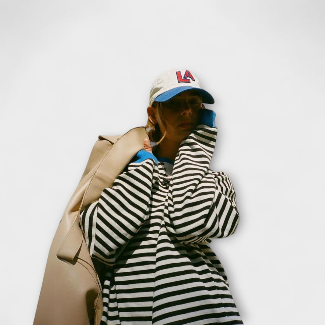 Lottie | Striped oversized jumper