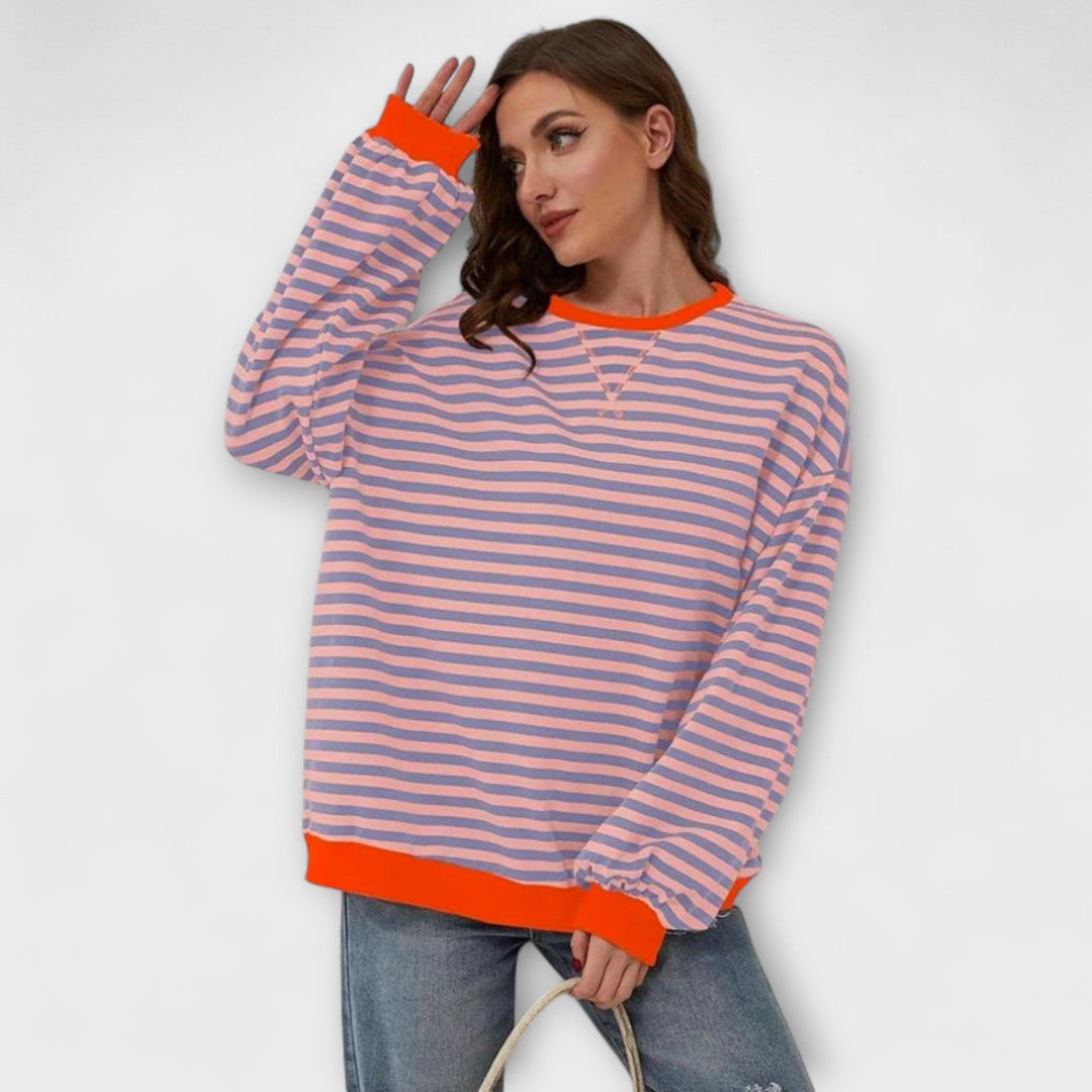 Lottie | Striped oversized jumper