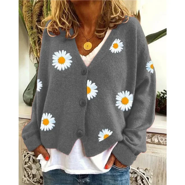 Althea™ | Casual floral crochet cardigan 5