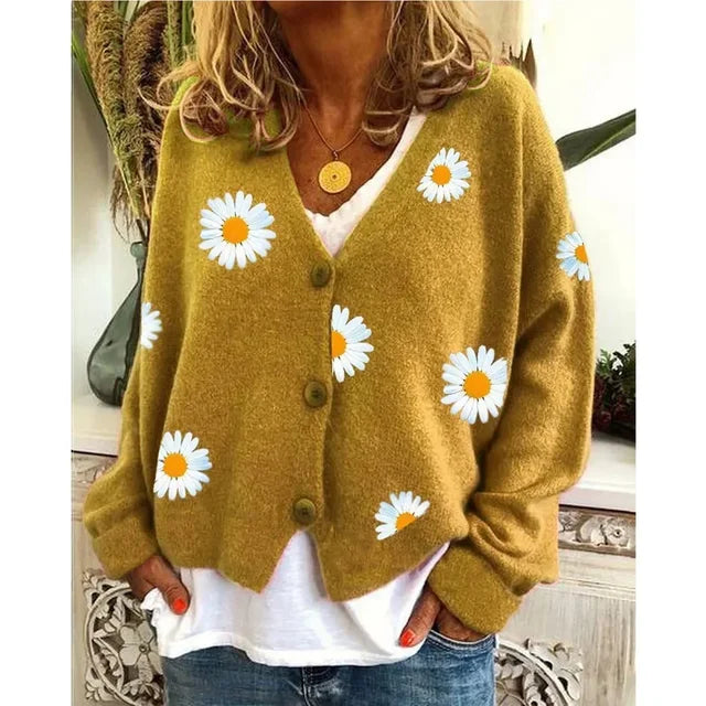 Althea™ | Casual floral crochet cardigan 5