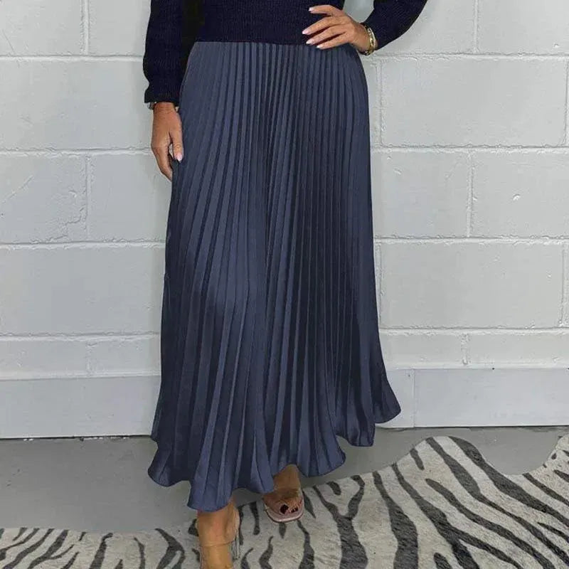 Charlotte |Pleated dress with knitted top