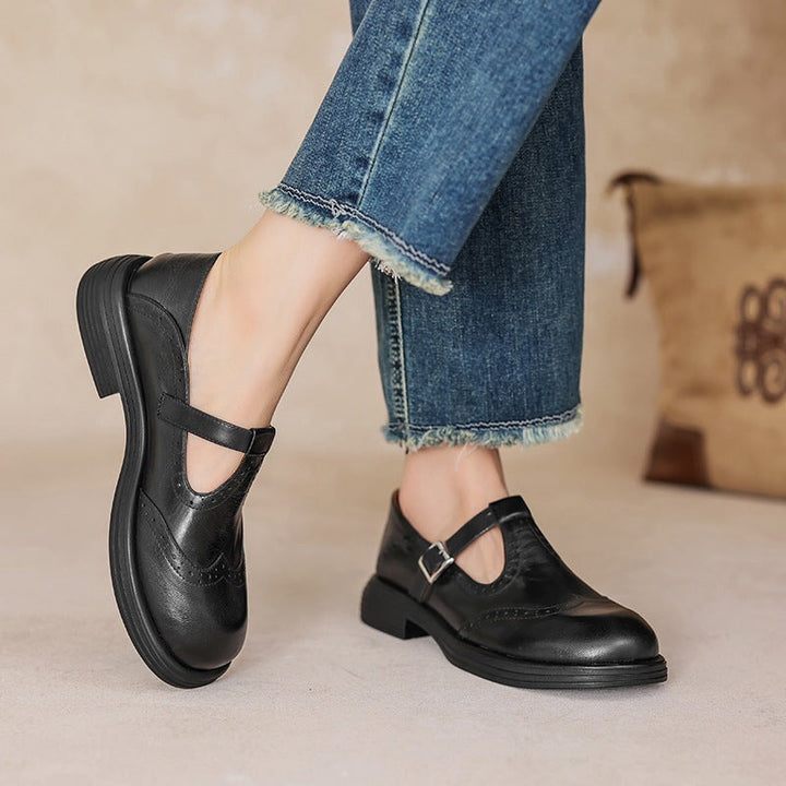 Verda | Leather Mary Jane