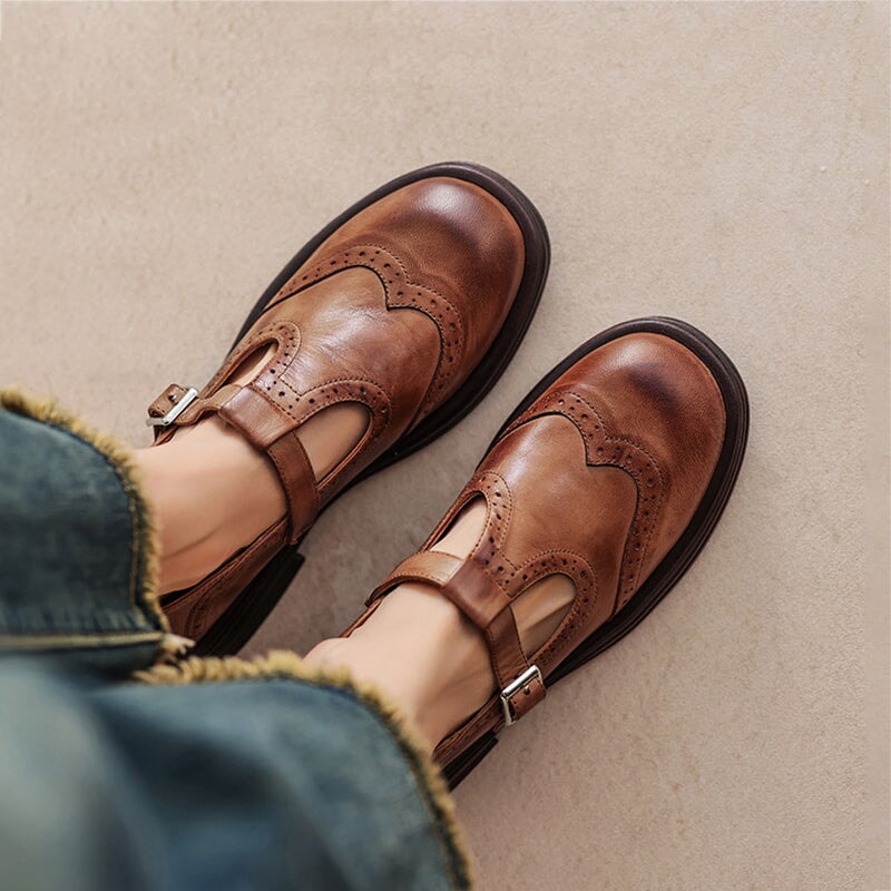 Verda | Leather Mary Jane