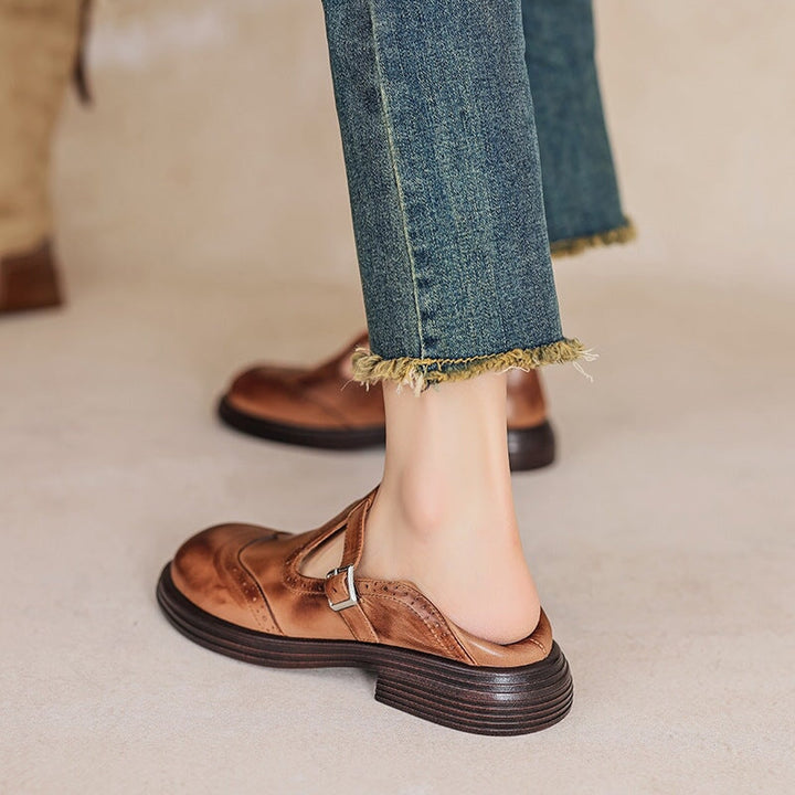 Verda | Leather Mary Jane