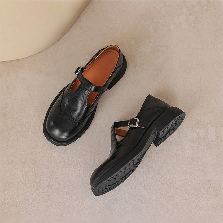 Verda | Leather Mary Jane