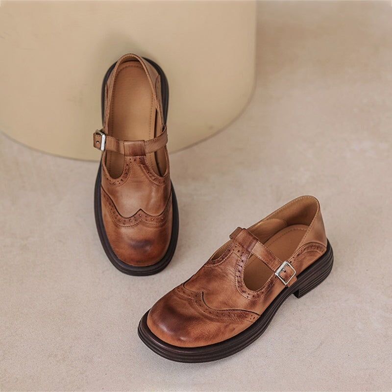 Verda | Leather Mary Jane
