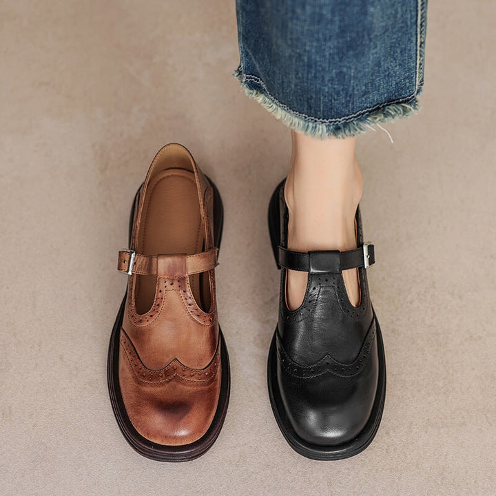 Verda | Leather Mary Jane