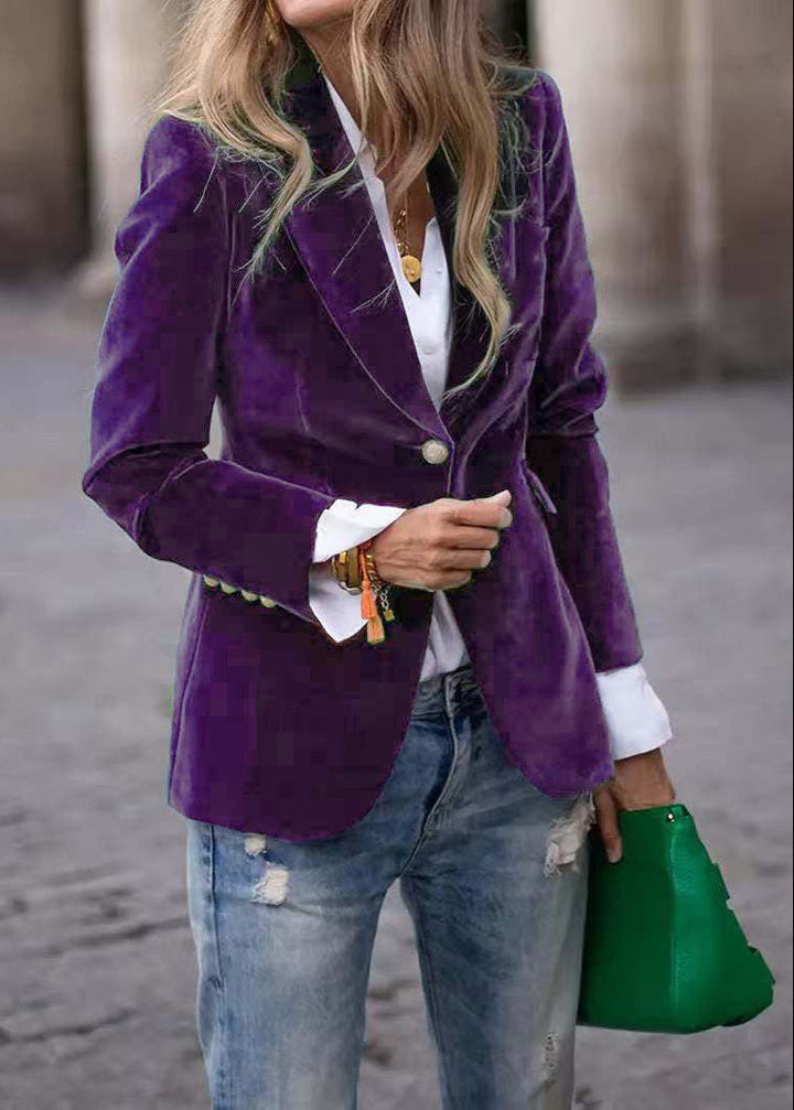 Thea |Tailored Navy Blazer